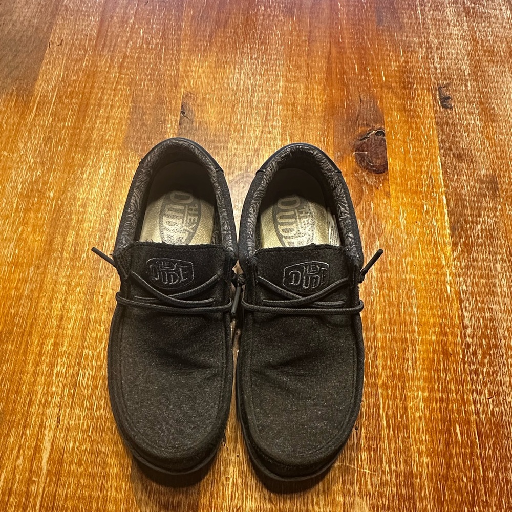 Hey Dude Black Kids Shoes